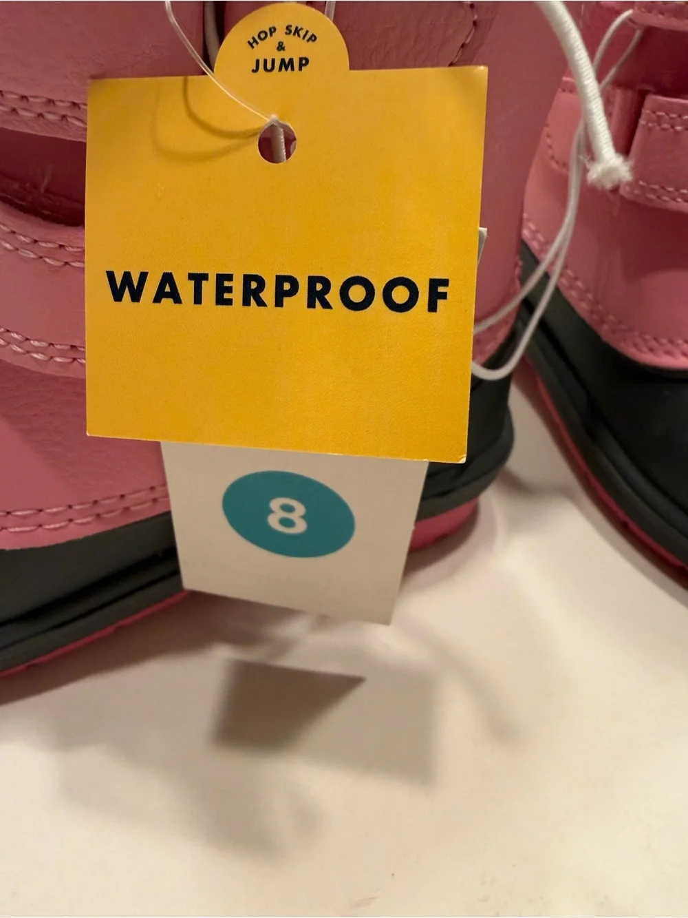 Cat & Jack Pink Winter Boots Waterproof, Size 8 Toddler Girl